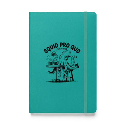 Squid Pro Quo Hardcover Notebook
