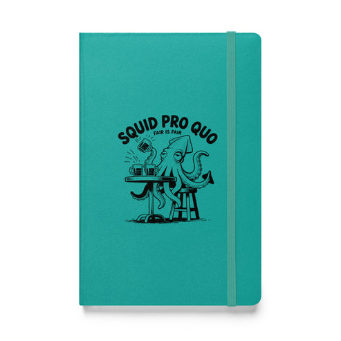 Squid Pro Quo Hardcover Notebook