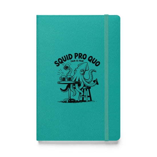 Squid Pro Quo Hardcover Notebook