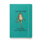 On My Way to Make the Vibes Weird Hardcover Notebook