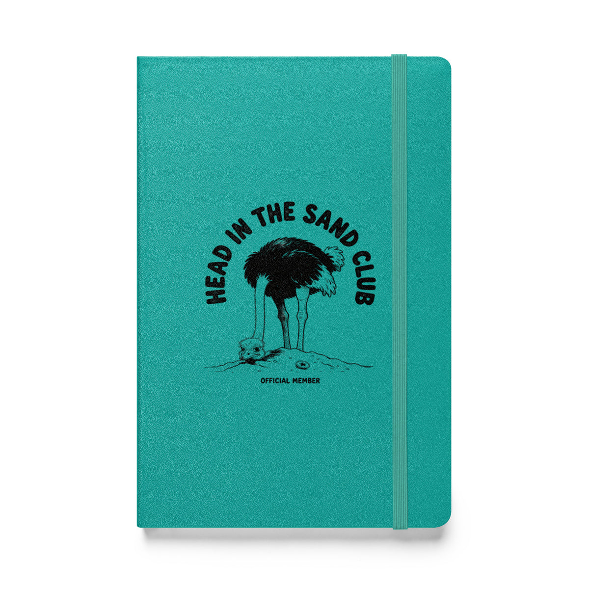 Head in the Sand Club Hardcover Notebook