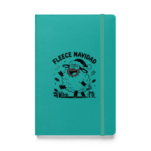 Fleece Navidad Hardcover Notebook