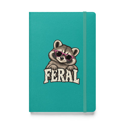 Feral Raccoon Hardcover Notebook