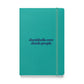 Dumbbells Over Dumb People Hardcover Notebook