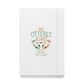 Be Otterly Kind Hardcover Notebook - White