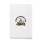 Campfire Drinking Team Hardcover Notebook - White