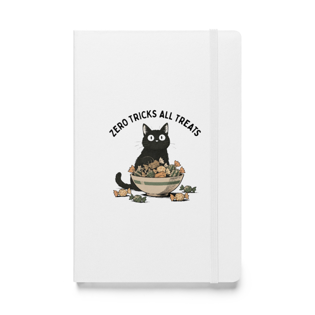 Hardcover bound notebook