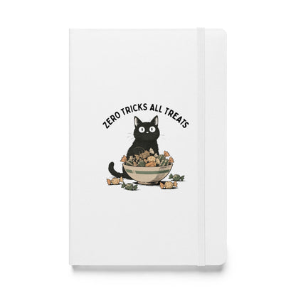 Zero Tricks All Treats Hardcover Notebook