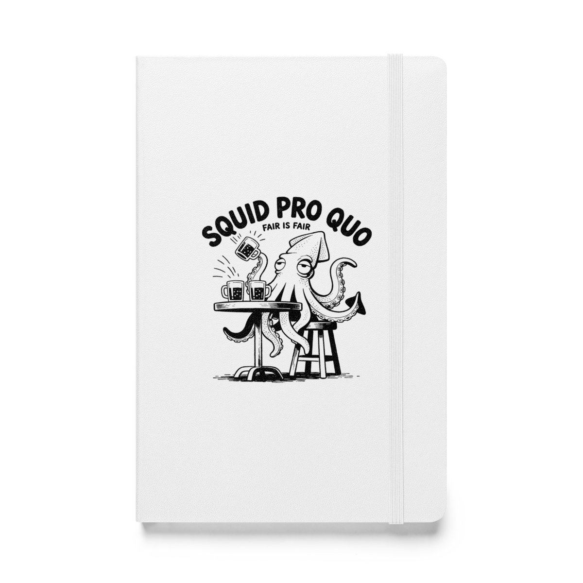 Squid Pro Quo Hardcover Notebook