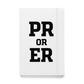 PR or ER Hardcover Notebook