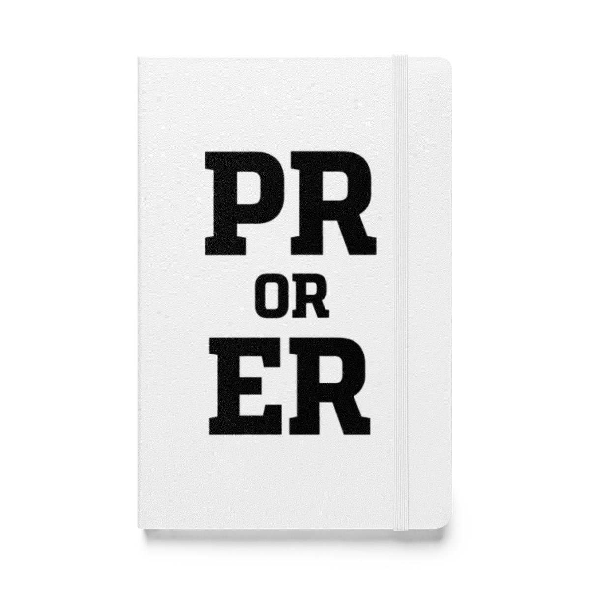 PR or ER Hardcover Notebook