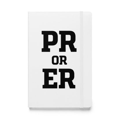 PR or ER Hardcover Notebook