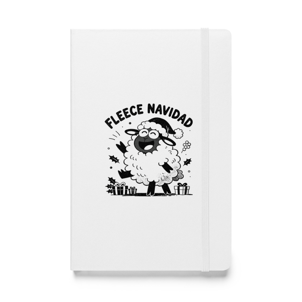 Fleece Navidad Hardcover Notebook
