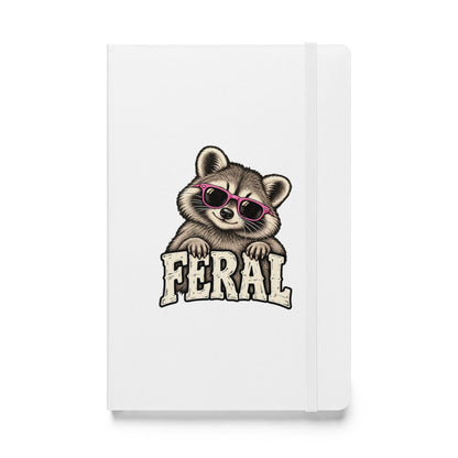 Feral Raccoon Hardcover Notebook