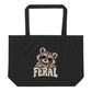 Feral Raccoon Tote Bag