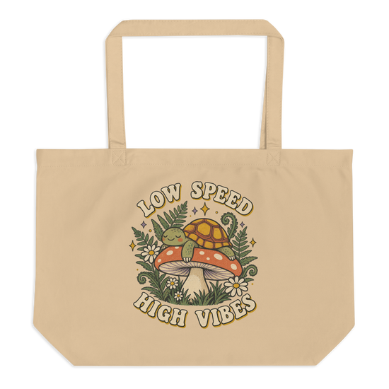 Low Speed High Vibes Tote Bag - Oyster