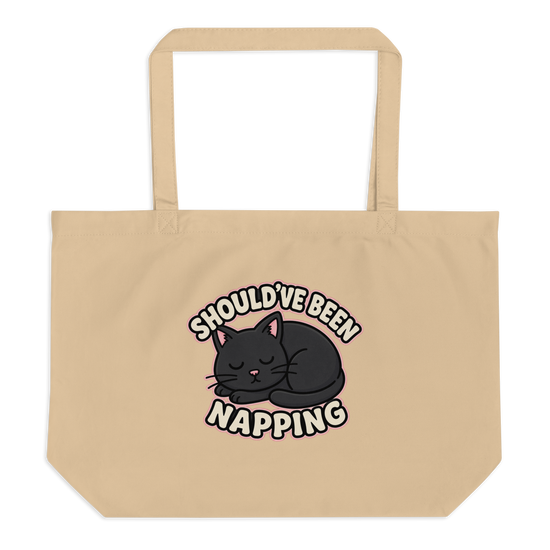 Should've Been Napping Tote Bag - Oyster