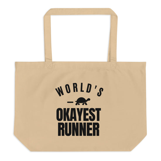 World's Okayest Runner Tote Bag
