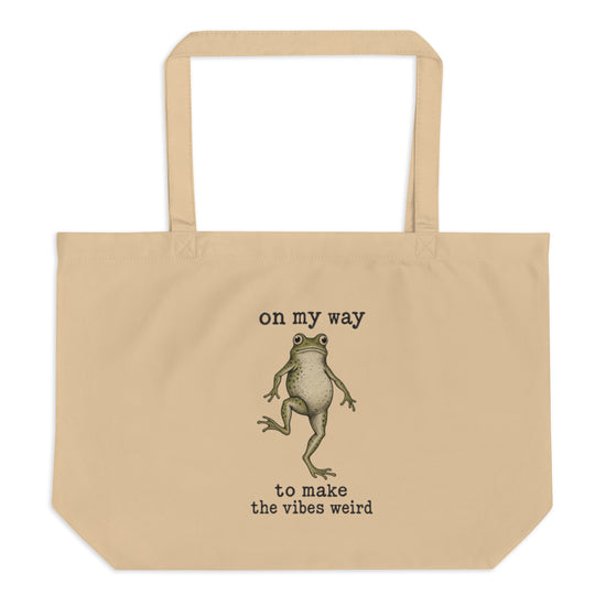 On My Way to Make the Vibes Weird Tote Bag