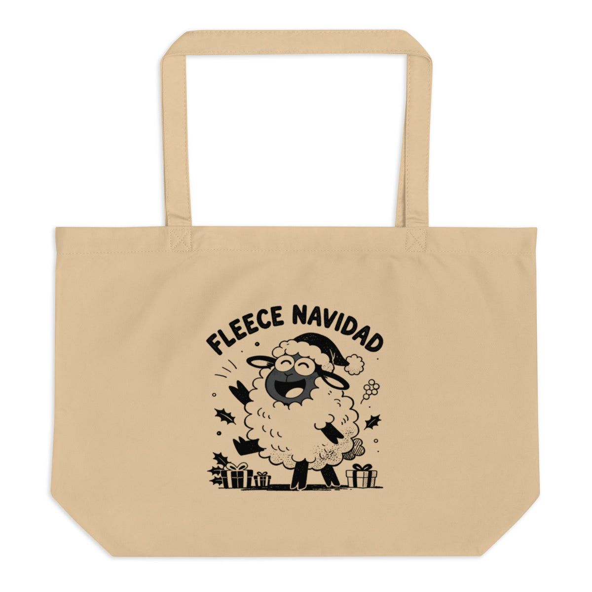 Fleece Navidad Tote Bag