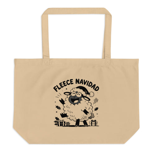 Fleece Navidad Tote Bag