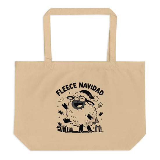 Fleece Navidad Tote Bag
