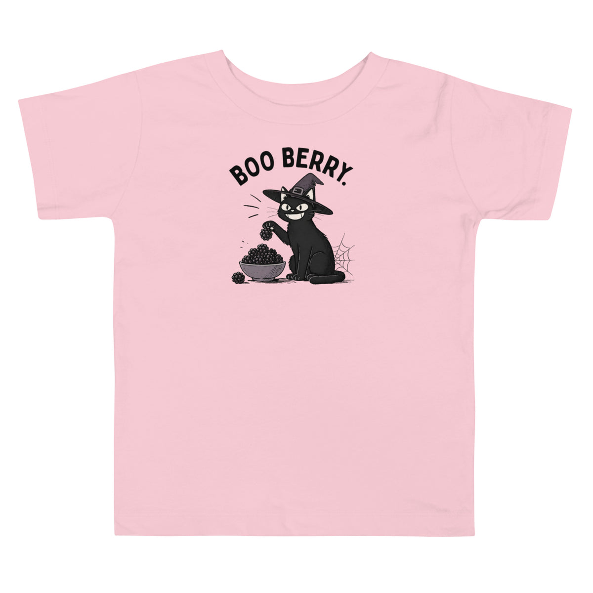 Boo Berry Toddler T-Shirt in Pink, front