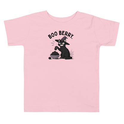 Boo Berry Toddler T-Shirt in Pink, front