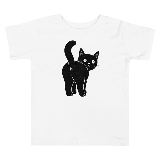 Sh!tty Kitty Toddler T-Shirt - White