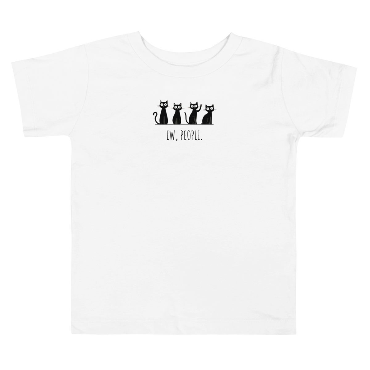Ew, People Toddler T-Shirt - White