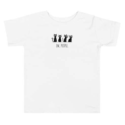 Ew, People Toddler T-Shirt - White