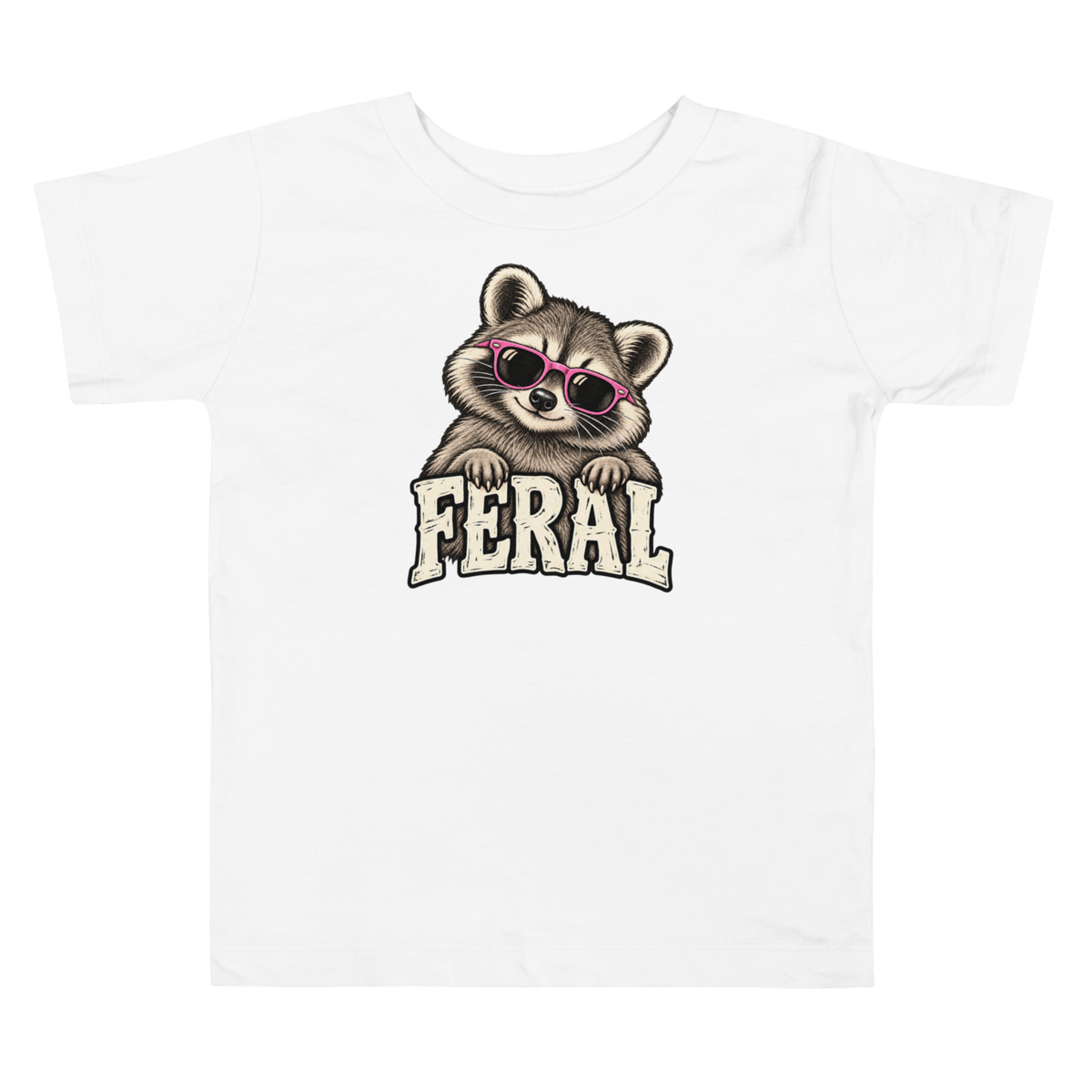 Feral Raccoon Toddler T-Shirt