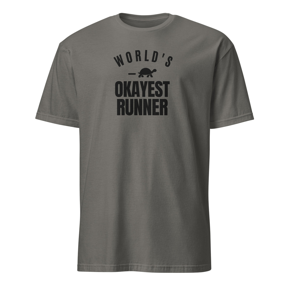 World's Okayest Runner Soft Cotton T-Shirt