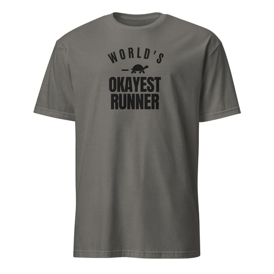 World's Okayest Runner Soft Cotton T-Shirt
