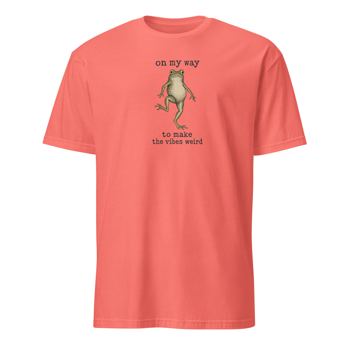 On My Way to Make the Vibes Weird Soft Cotton T-Shirt