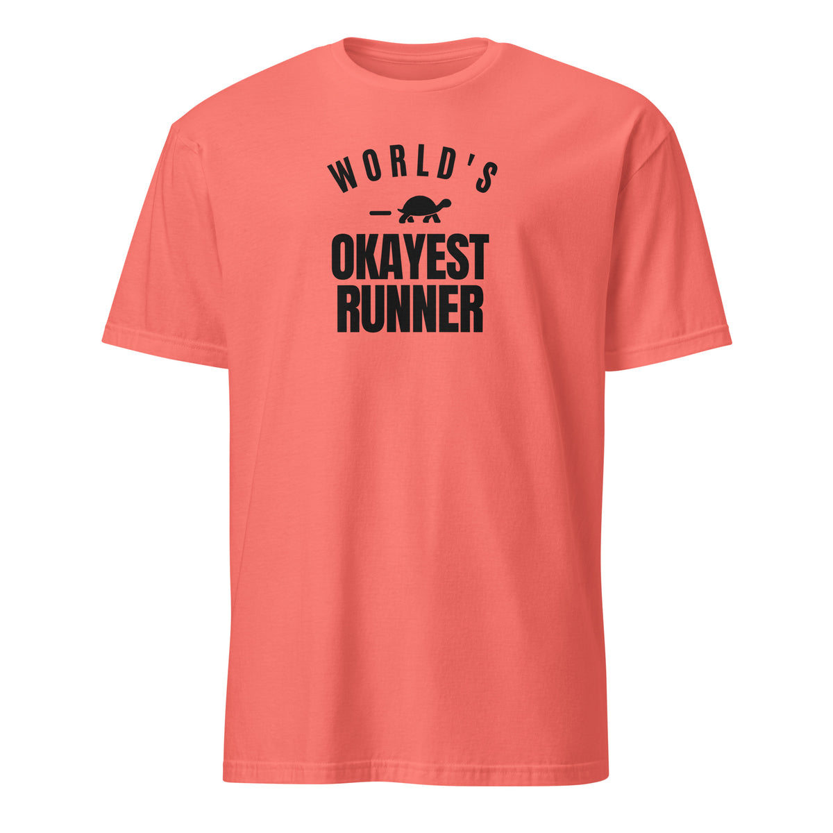 World's Okayest Runner Soft Cotton T-Shirt