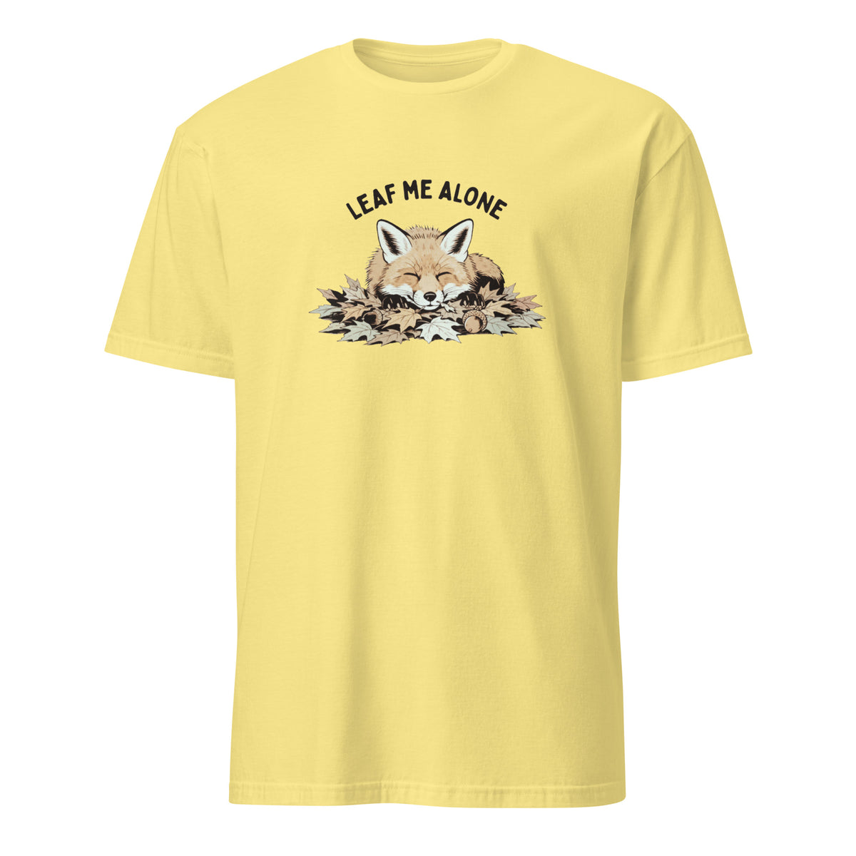 Leaf Me Alone (Fox) Soft Cotton T-Shirt
