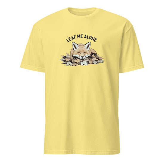 Leaf Me Alone (Fox) Soft Cotton T-Shirt