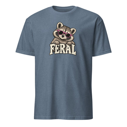 Feral Raccoon Soft Cotton T-Shirt