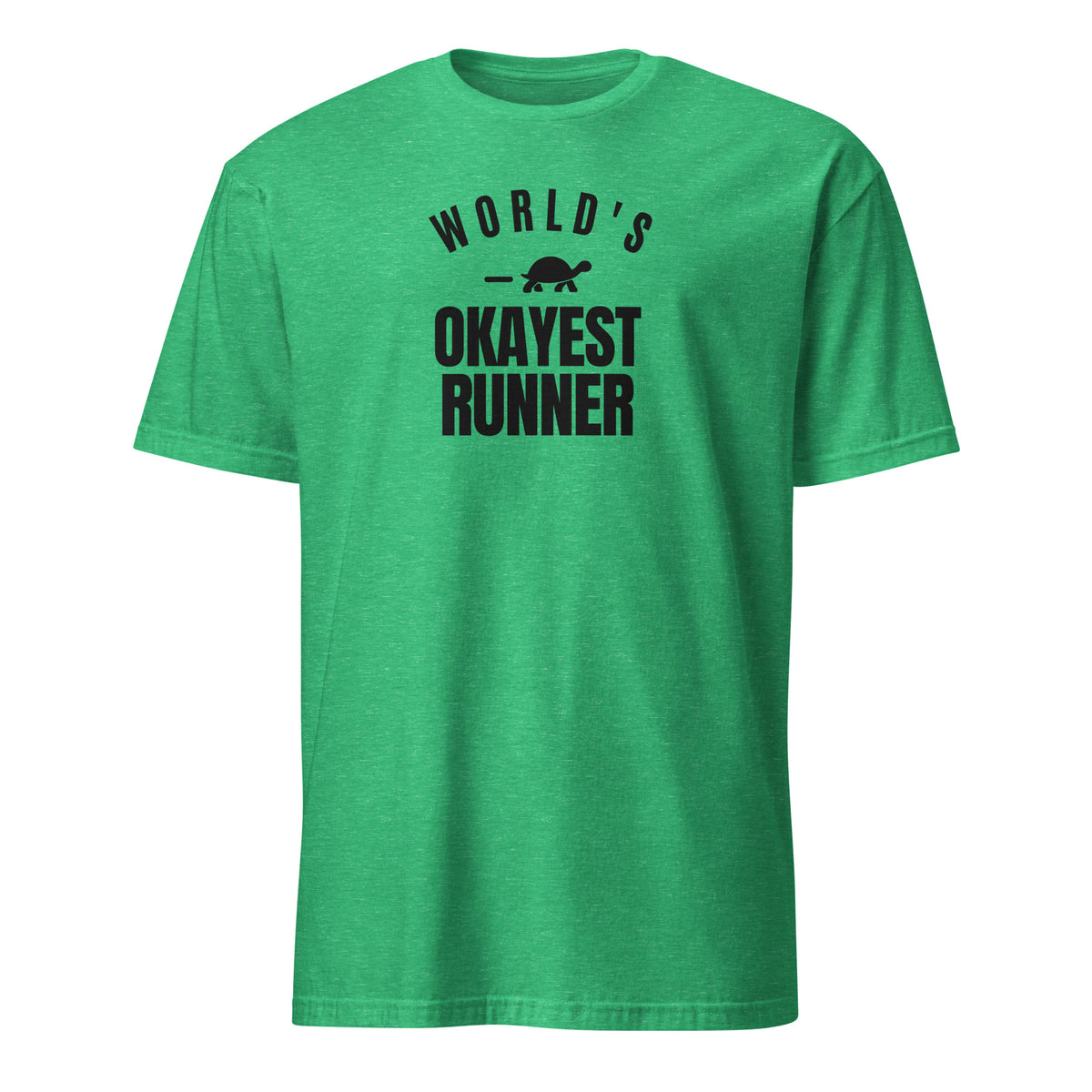 World's Okayest Runner Soft Cotton T-Shirt