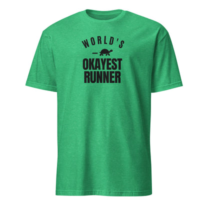 World's Okayest Runner Soft Cotton T-Shirt