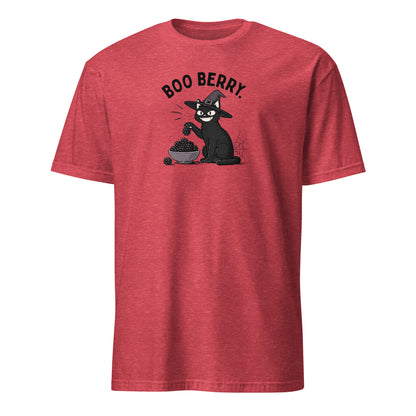Boo Berry T-Shirt in Heather Red, front