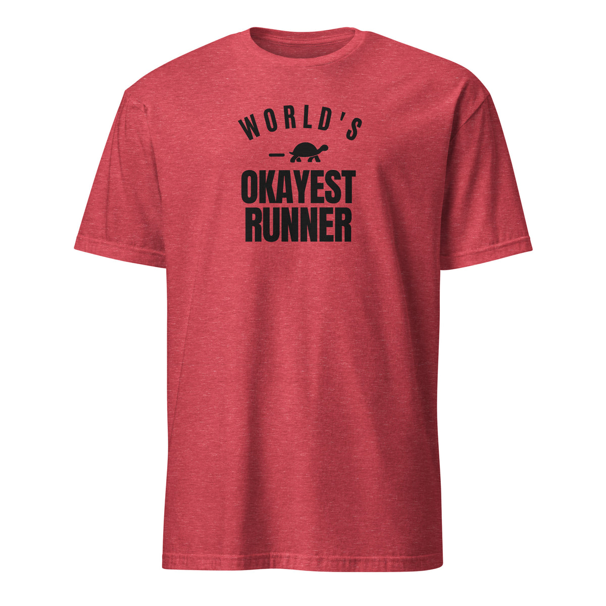 World's Okayest Runner Soft Cotton T-Shirt