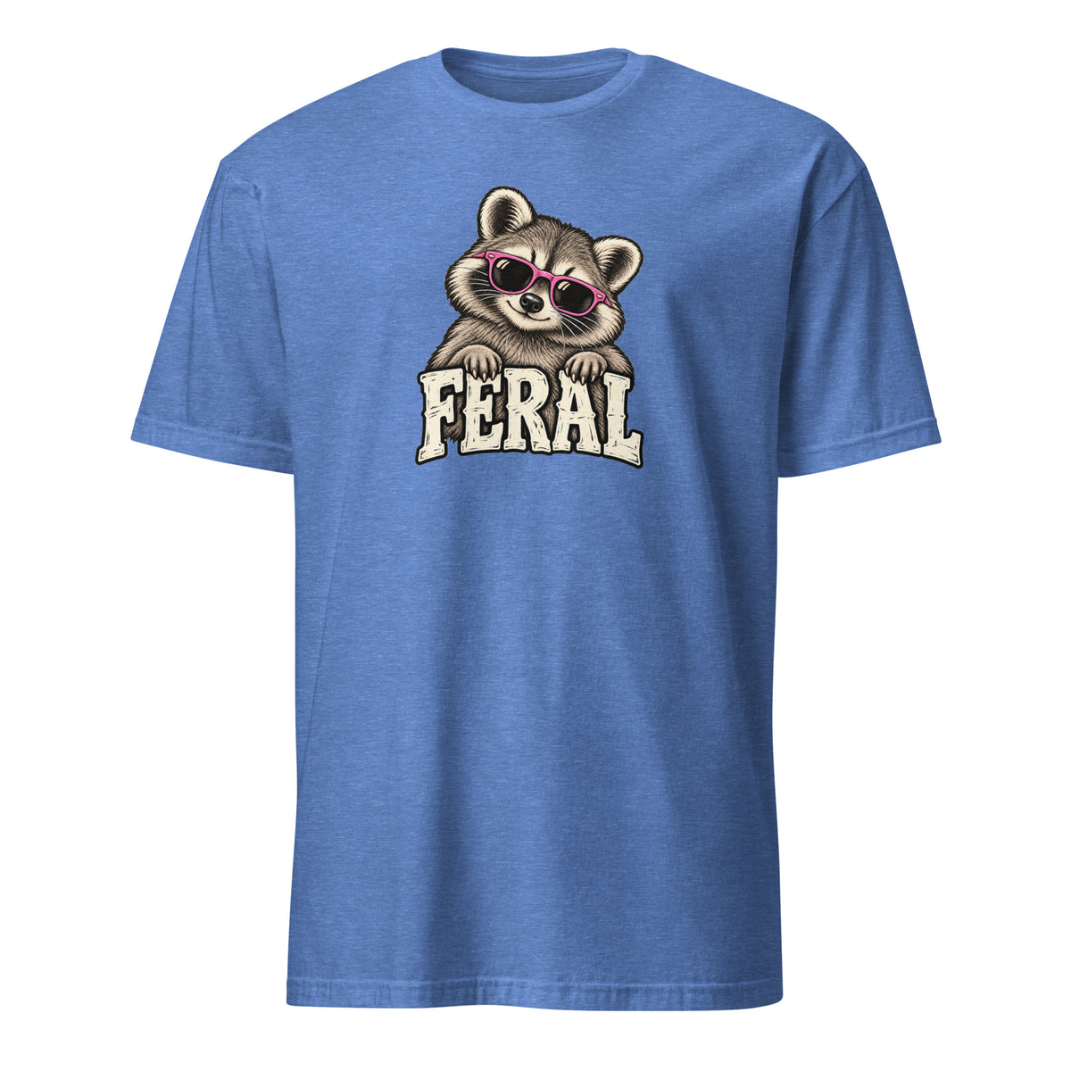 Feral Raccoon Soft Cotton T-Shirt