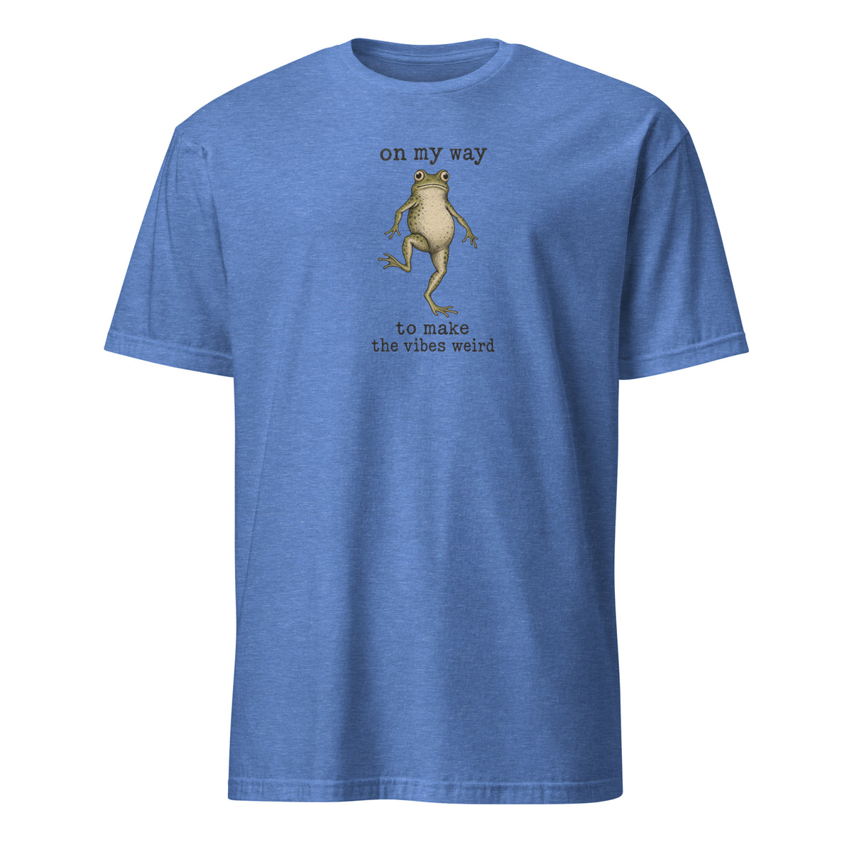 On My Way to Make the Vibes Weird Soft Cotton T-Shirt