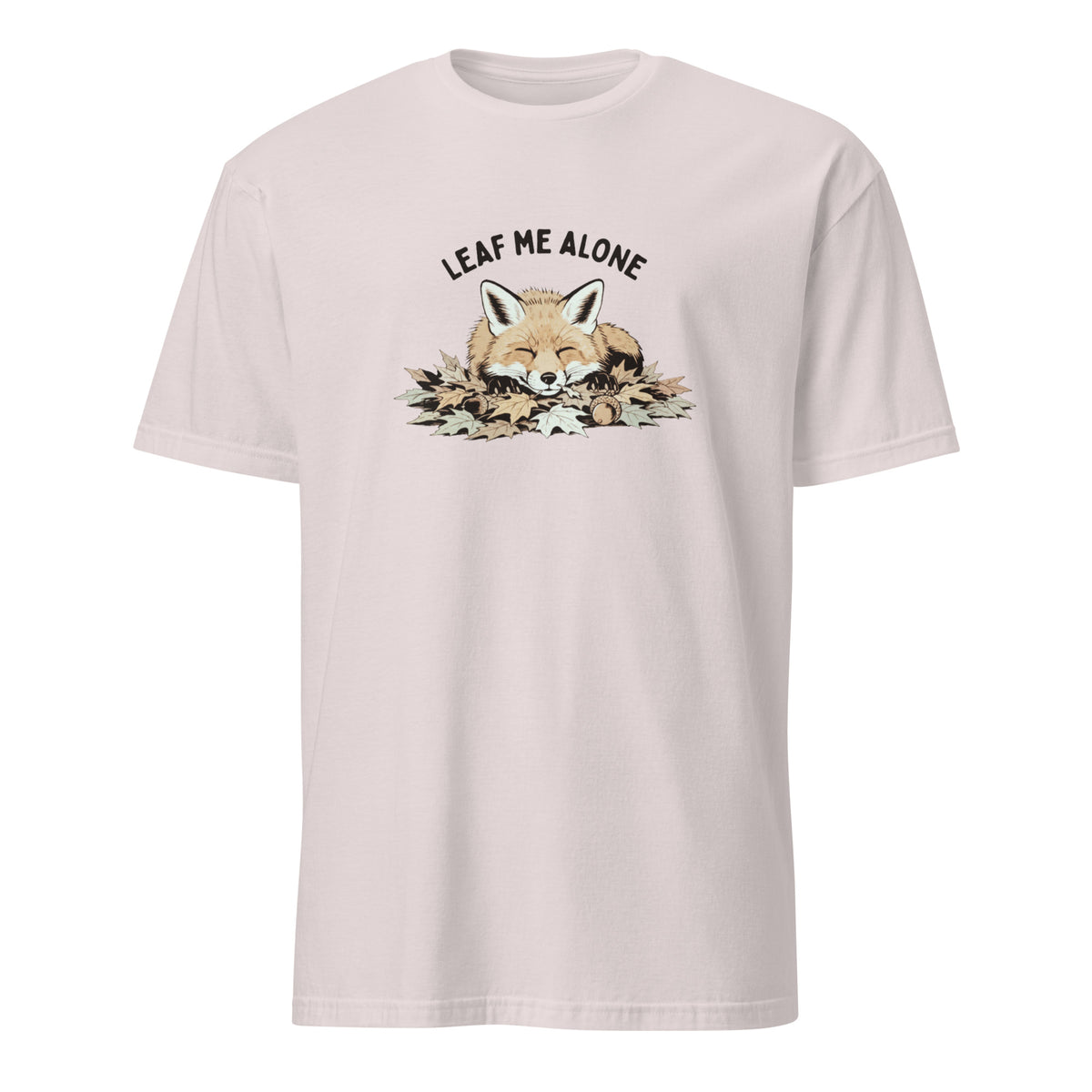 Leaf Me Alone (Fox) Soft Cotton T-Shirt