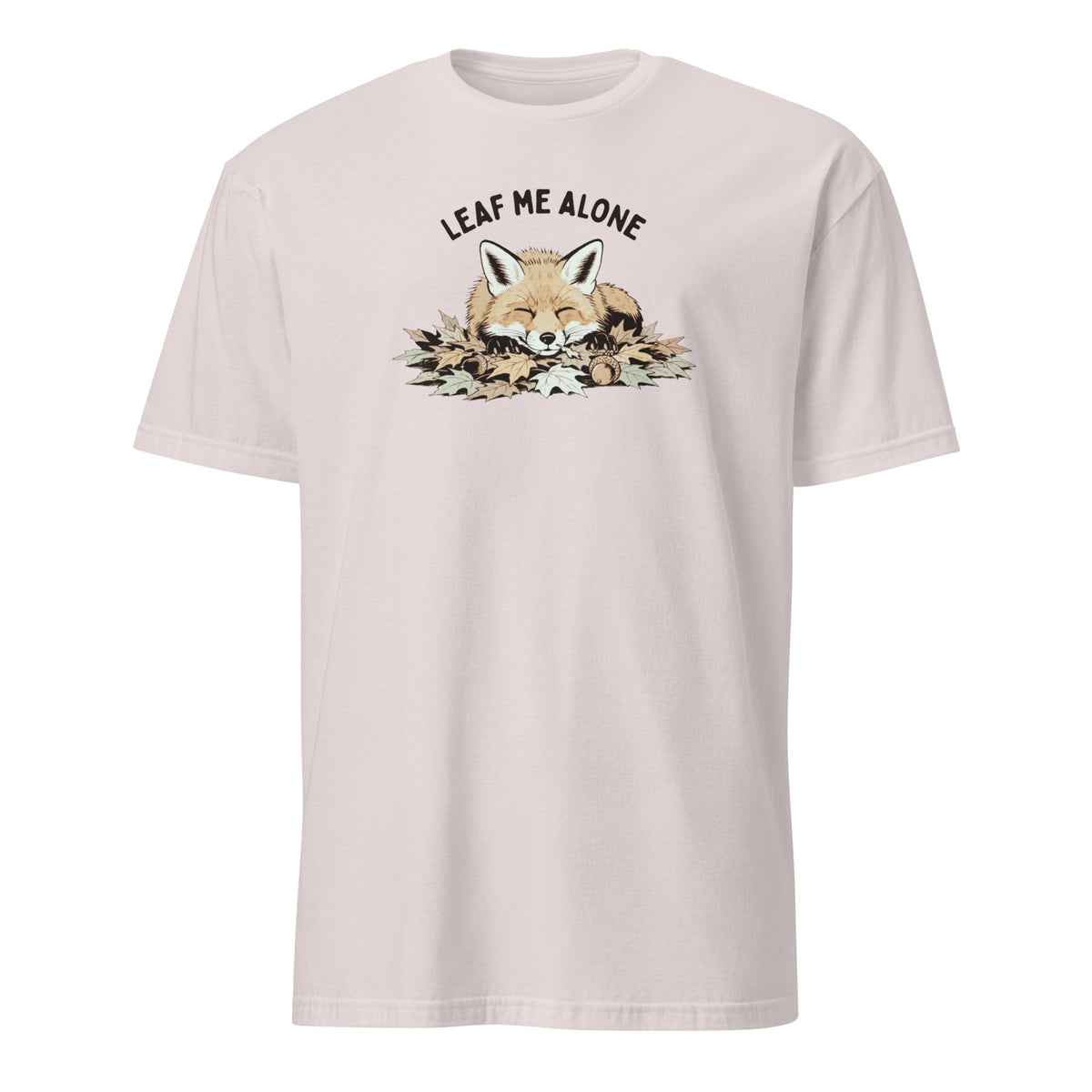 Leaf Me Alone (Fox) Soft Cotton T-Shirt