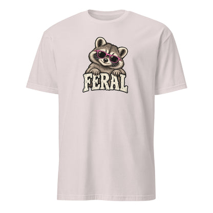 Feral Raccoon Soft Cotton T-Shirt