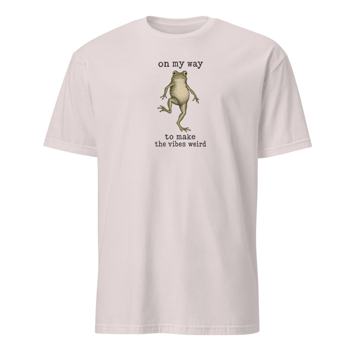 On My Way to Make the Vibes Weird Soft Cotton T-Shirt