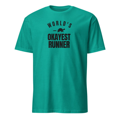 World's Okayest Runner Soft Cotton T-Shirt